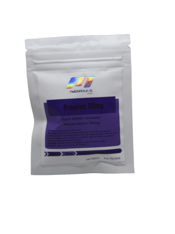 Proviron by Norma Pharma for muscle growth, estrogen management, and performance.