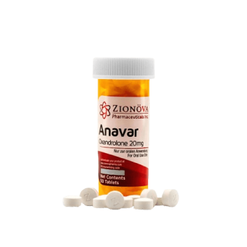 Zionova Anavar 20mg per tablet - Bottle of 50 tablets for enhanced bodybuilding and performance