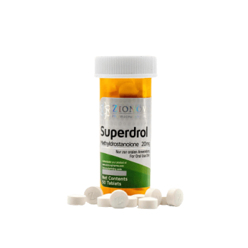 Zionova Superdrol 20mg Tablets - Muscle Building Supplement