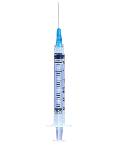 Syringes Pack of 10 – 25 Gauge – 3ml