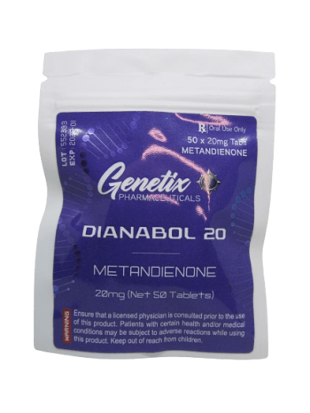 Dianabol Genetix Pharma 20mg Tablets for Muscle Growth