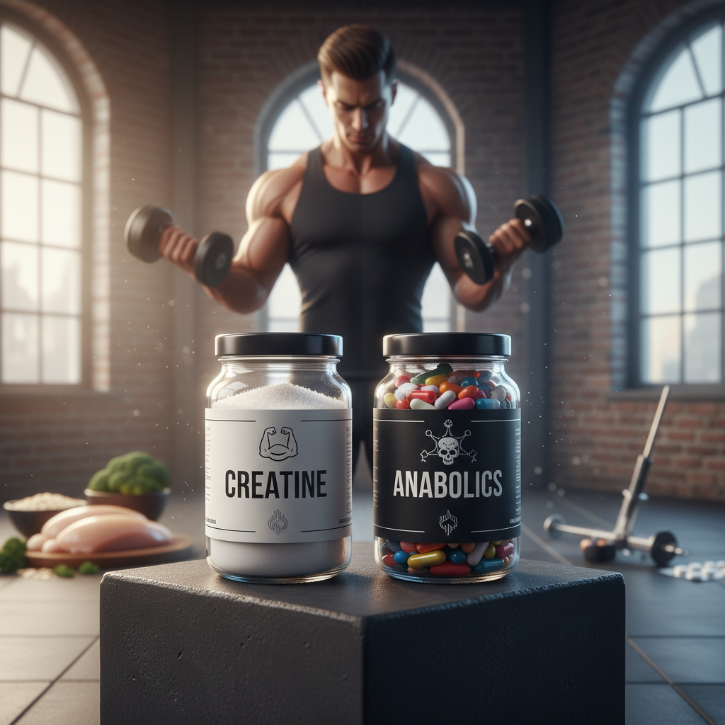 Creatine vs Steroids: Real Differences in Muscle Growth — muscle growth supplements